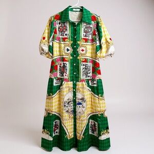 Endless Moon Playing Card Resort Wear Dress